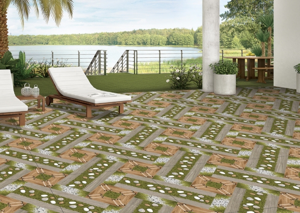 Garden 60x60cm Porcelain Floor Tiles 99016