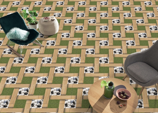 Garden 60x60cm Porcelain Floor Tiles 99015