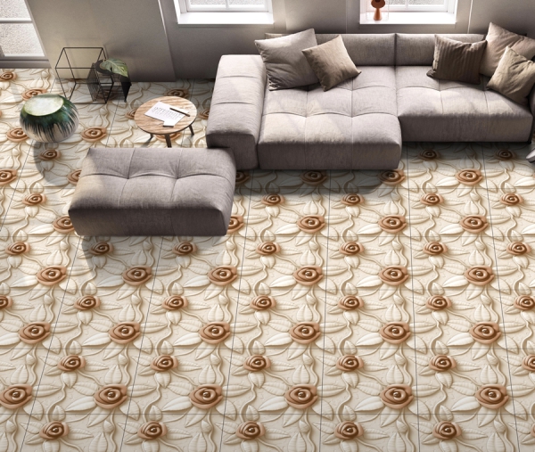 3D 60x60cm Porcelain Floor Tiles 92040