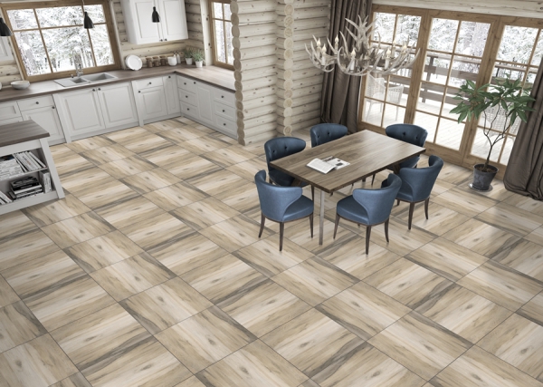 Wooden 60x60cm Porcelain Floor Tiles 98049