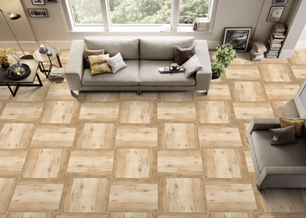 Wooden 60x60cm Porcelain Floor Tiles 98067