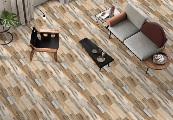 Wooden 60x60cm Porcelain Floor Tiles 98054