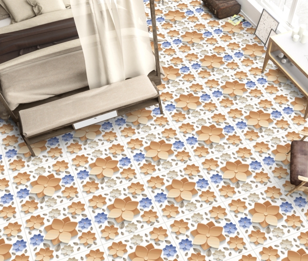 3D 60x60cm Porcelain Floor Tiles 92031