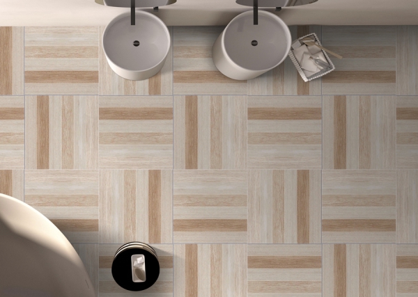 Wooden 60x60cm Porcelain Floor Tiles 98030