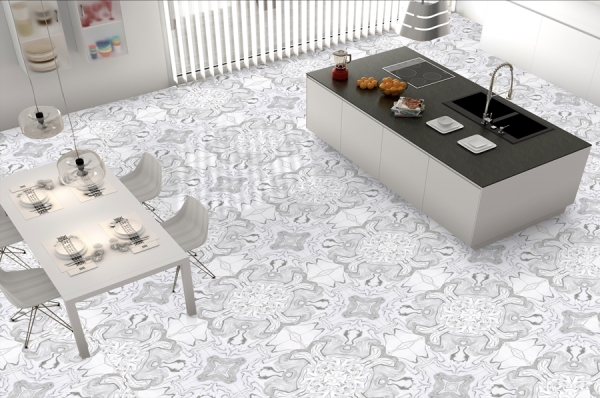 Bookmatch 60x60cm Porcelain Floor Tiles 93003