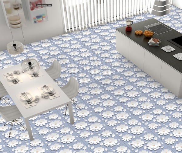 3D 60x60cm Porcelain Floor Tiles 92041